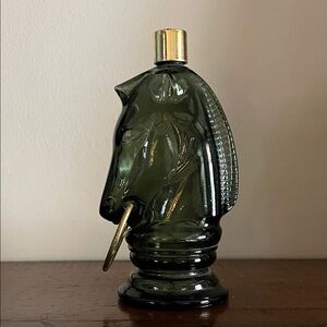 Vintage Avon Horse Head cologne bottle